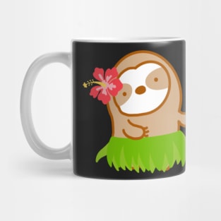 Cute Hawaiian Sloth Mug